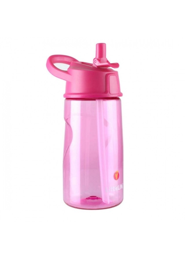 LittleLife παγουράκι νερού Tritan 550 ml ροζ χρώμα