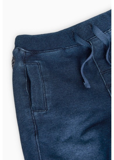 Boboli παιδικό μαλακό παντελόνι για αγόρι σε μπλε χρώμα Boboli παιδικό μαλακό παντελόνι για αγόρι σε μπλε χρώμα