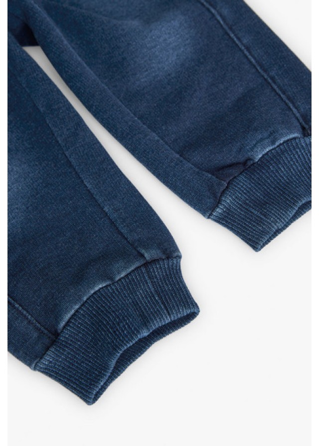 Boboli παιδικό μαλακό παντελόνι για αγόρι σε μπλε χρώμα Boboli παιδικό μαλακό παντελόνι για αγόρι σε μπλε χρώμα