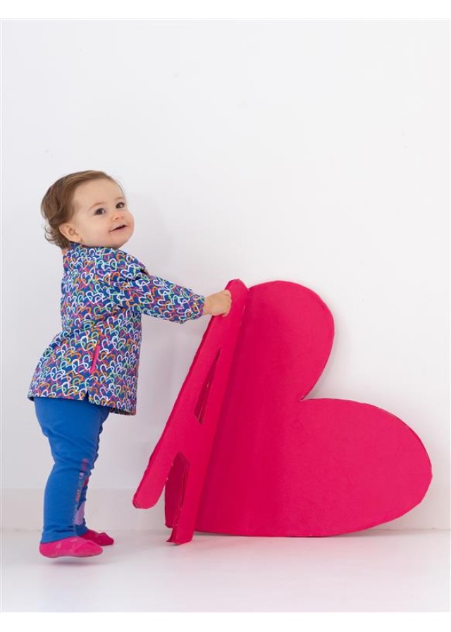 Agatha Ruiz De La Prada παιδικό σετ με κολάν 2 τεμαχίων για κορίτσι σε μπλε χρώμα Agatha Ruiz De La Prada παιδικό σετ με κολάν 2 τεμαχίων για κορίτσι σε μπλε χρώμα