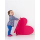 Agatha Ruiz De La Prada παιδικό σετ με κολάν 2 τεμαχίων για κορίτσι σε μπλε χρώμα