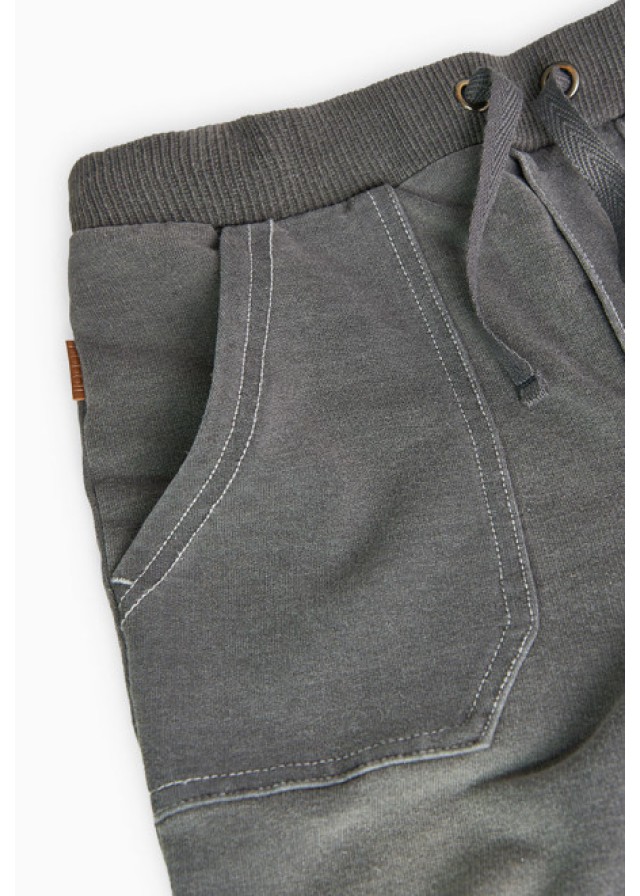 Boboli παιδικό μαλακό τζιν για αγόρι σε γκρι χρώμα 