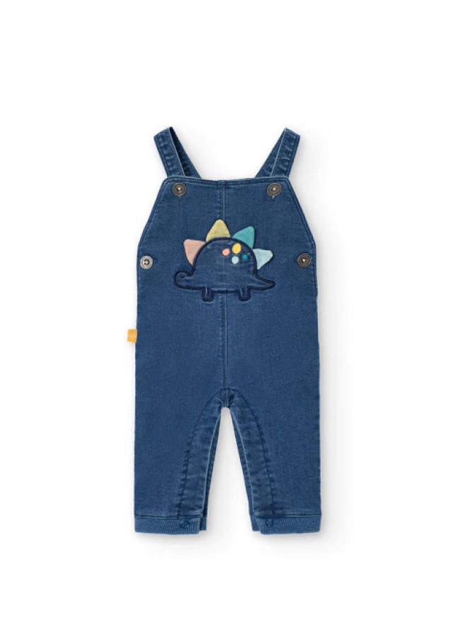 Boboli βρεφική σαλοπέτα για αγόρι τζιν με σχέδιο δεινόσαυρο  Boboli βρεφική σαλοπέτα για αγόρι τζιν με σχέδιο δεινόσαυρο