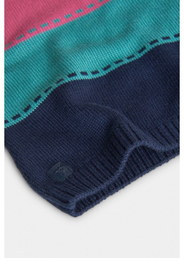 Boboli παιδικό πλεκτό φόρεμα για κορίτσι πολύχρωμο 