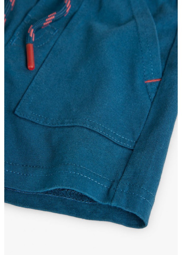 Boboli παιδική βερμούδα για αγόρι "sea side" σε μπλε χρώμα Boboli παιδική βερμούδα για αγόρι "sea side" σε μπλε χρώμα