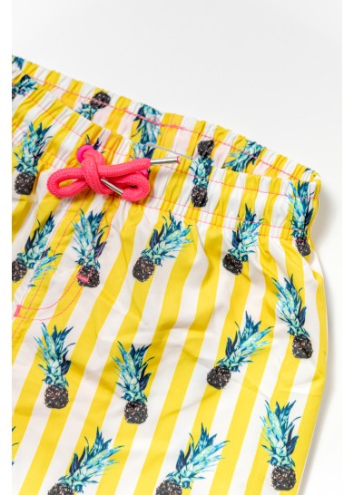 Παιδικό μαγιό σορτσάκι pineapple σε κίτρινο χρώμα