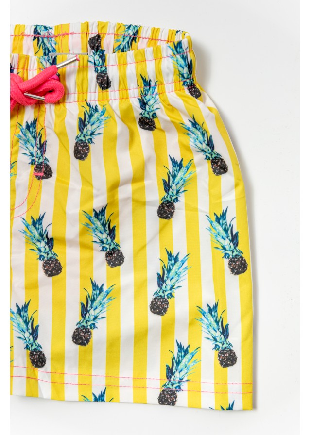 Παιδικό μαγιό σορτσάκι pineapple σε κίτρινο χρώμα