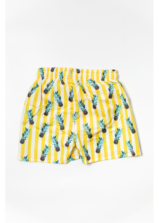 Παιδικό μαγιό σορτσάκι pineapple σε κίτρινο χρώμα