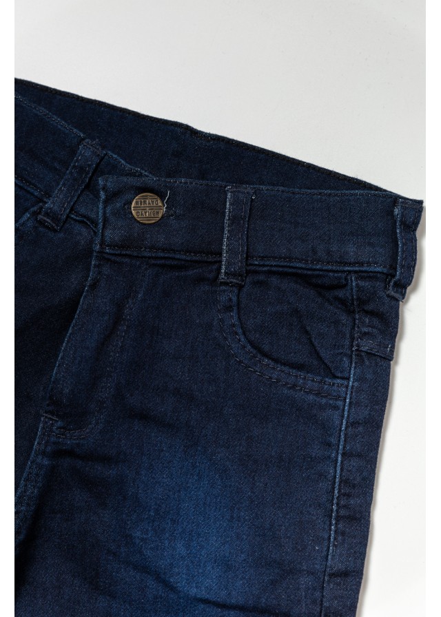 Παιδική τζιν βερμούδα σε σκούρο μπλέ χρώμα