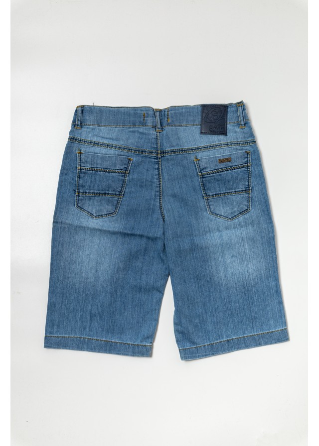 Παιδική τζίν βερμούδα σε μπλε χρώμα