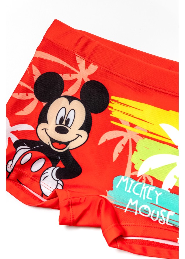 Disney παιδικό μαγιό boxer Mickey Mouse σε κόκκινο χρώμα
