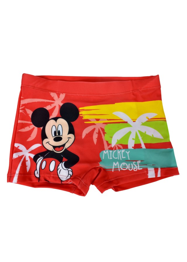 Disney παιδικό μαγιό boxer Mickey Mouse σε κόκκινο χρώμα