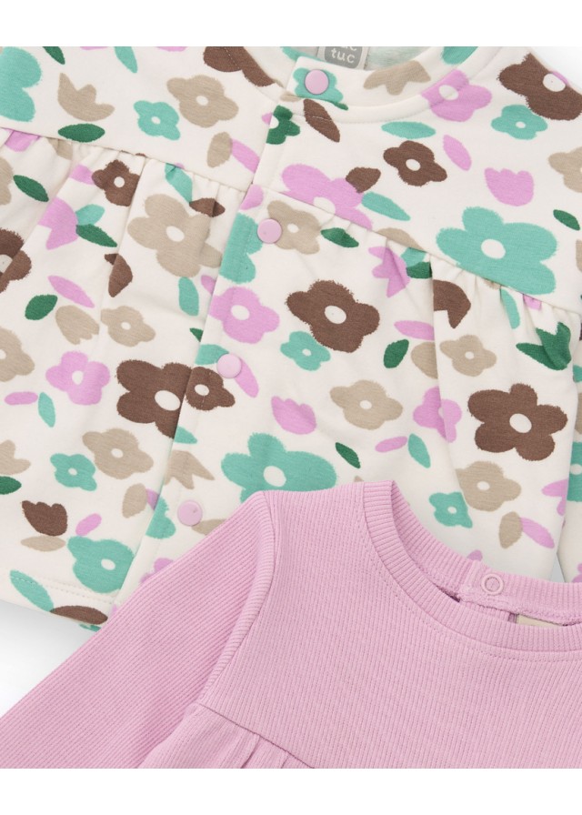 Παιδική τριπλέτα Tuc Tuc με ζακέτα μπλούζα και κολάν 