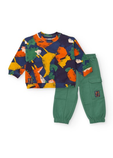 Παιδικό σετ φόρμας για αγόρι Tuc Tuc σε πράσινο χρώμα Παιδικό σετ φόρμας για αγόρι Tuc Tuc σε πράσινο χρώμα