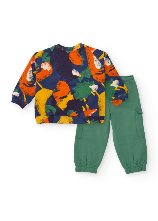 Παιδικό σετ φόρμας για αγόρι Tuc Tuc σε πράσινο χρώμα Παιδικό σετ φόρμας για αγόρι Tuc Tuc σε πράσινο χρώμα