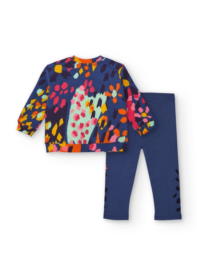 Παιδικό σετ Tuc Tuc με κολάν σε μπλε χρώμα