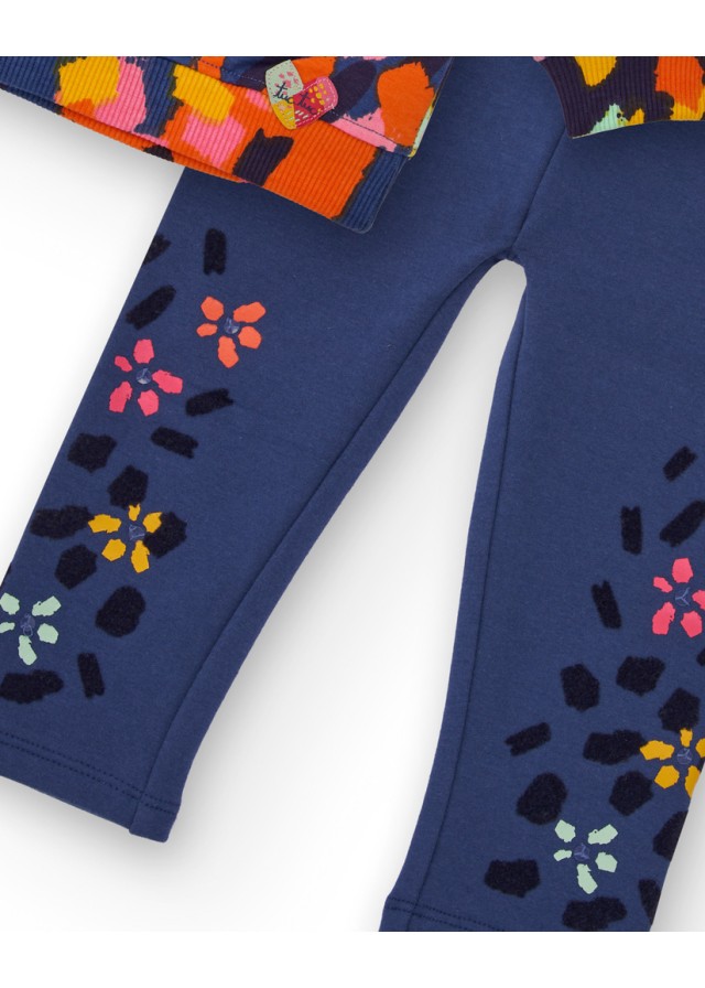 Παιδικό σετ Tuc Tuc με κολάν σε μπλε χρώμα