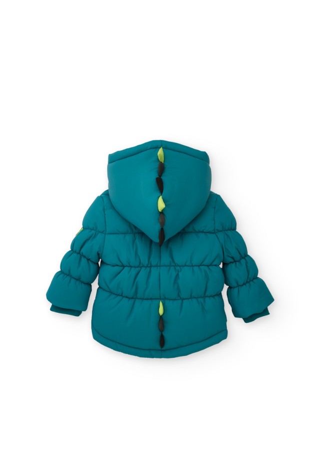 Παιδικό Tuc Tuc μπουφάν για αγόρι δεινόσαυρος σε πράσινο χρώμα 