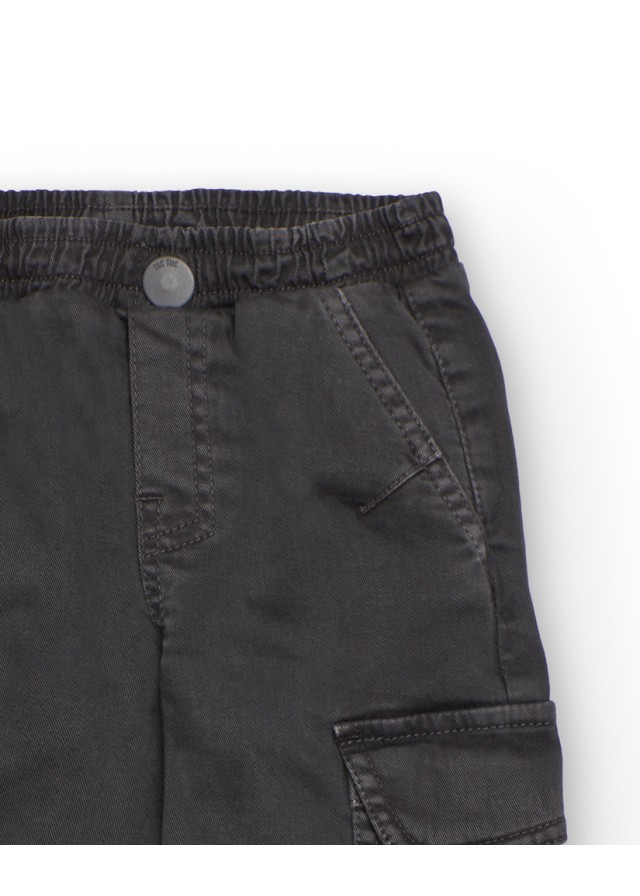 Παιδικό τζιν cargo παντελόνι για αγόρι Tuc Tuc σε γκρι χρώμα