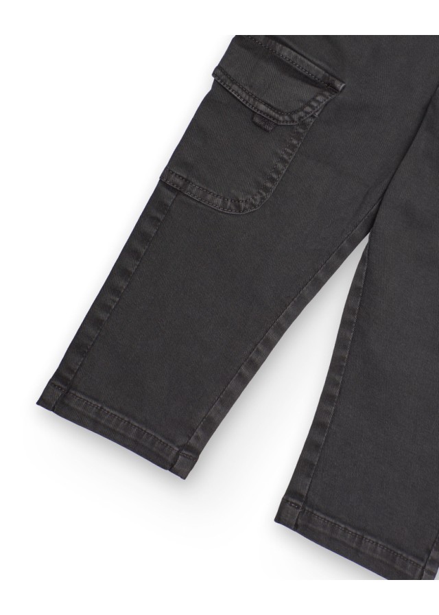 Παιδικό τζιν cargo παντελόνι για αγόρι Tuc Tuc σε γκρι χρώμα