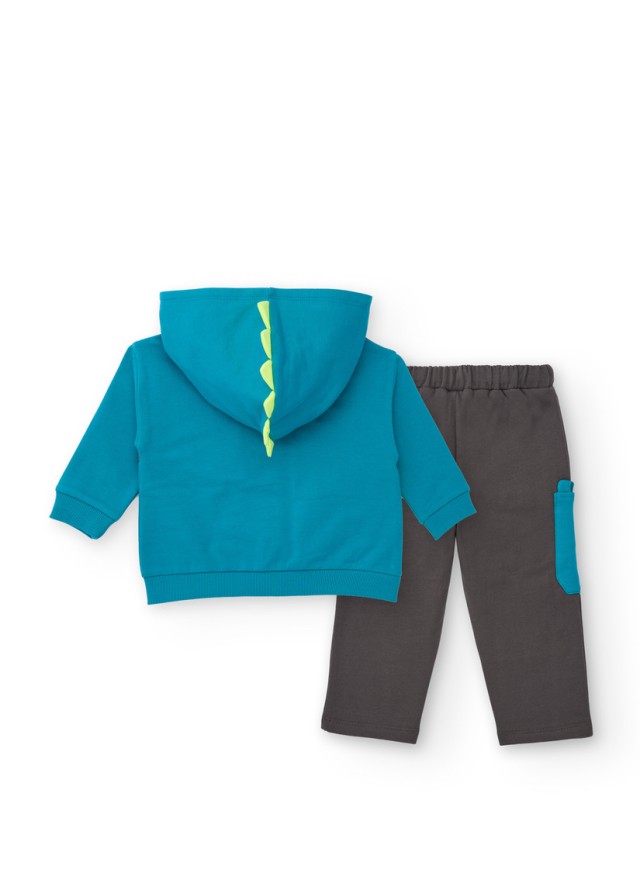 Παιδικό Tuc Tuc σετ φόρμας 2 τεμαχίων για αγόρι με σχέδιο κάστρο σε μπλε χρώμα Παιδικό Tuc Tuc σετ φόρμας 2 τεμαχίων για αγόρι με σχέδιο κάστρο σε μπλε χρώμα