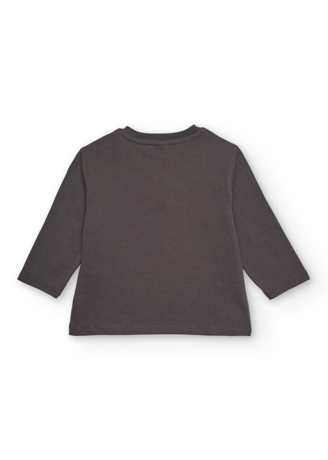 Παιδικό dragon μακρυμάνικο μπλουζάκι Tuc Tuc σε γκρι χρώμα