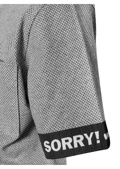 Παιδικό καλοκαιρινό σετ για αγόρι με βερμούδα σε γκρι χρώμα