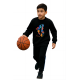 Παιδικό σετ φόρμας για αγόρι basket σε μαύρο χρώμα