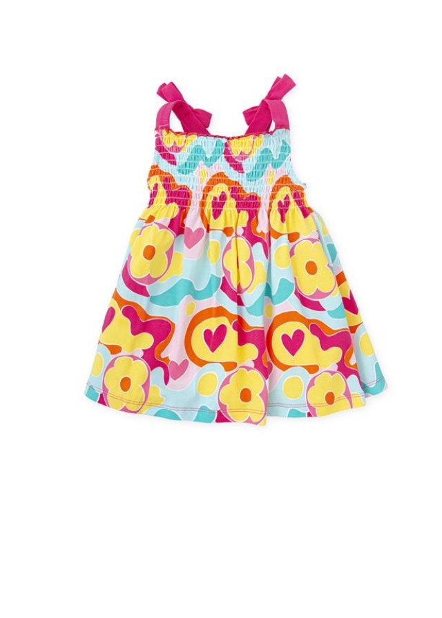 Agatha Ruiz De La Prada παιδικό πολύχρωμο φόρεμα με τιράντες
