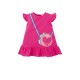 Agatha Ruiz De La Prada παιδικό φόρεμα σε φουξ χρώμα Agatha Ruiz De La Prada παιδικό φόρεμα σε φουξ χρώμα