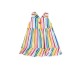 Agatha Ruiz De La Prada παιδικό πολύχρωμο ριγέ φόρεμα Agatha Ruiz De La Prada παιδικό πολύχρωμο ριγέ φόρεμα