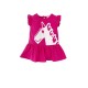 Agatha Ruiz De La Prada παιδικό φόρεμα unicorn σε φουξ χρώμα Agatha Ruiz De La Prada παιδικό φόρεμα unicorn σε φουξ χρώμα