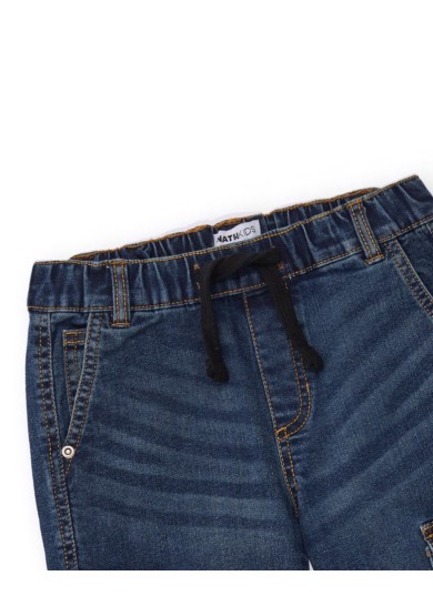 Nath παιδικό τζιν cargo παντελόνι για αγόρι σε μπλε χρώμα