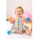 Agatha Ruiz De La Prada παιδικό πολύχρωμο ριγέ φόρεμα Agatha Ruiz De La Prada παιδικό πολύχρωμο ριγέ φόρεμα
