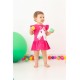 Agatha Ruiz De La Prada παιδικό φόρεμα unicorn σε φουξ χρώμα Agatha Ruiz De La Prada παιδικό φόρεμα unicorn σε φουξ χρώμα