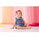 Agatha Ruiz De La Prada παιδική τζιν σαλοπέτα σε μπλε χρώμα Agatha Ruiz De La Prada παιδική τζιν σαλοπέτα σε μπλε χρώμα