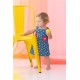 Agatha Ruiz De La Prada παιδική τζιν σαλοπέτα σε μπλε χρώμα Agatha Ruiz De La Prada παιδική τζιν σαλοπέτα σε μπλε χρώμα