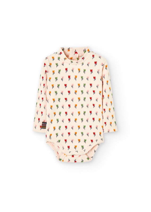 Boboli σετ βρεφικό για κορίτσι 2 τμχ σε γκρι χρώμα