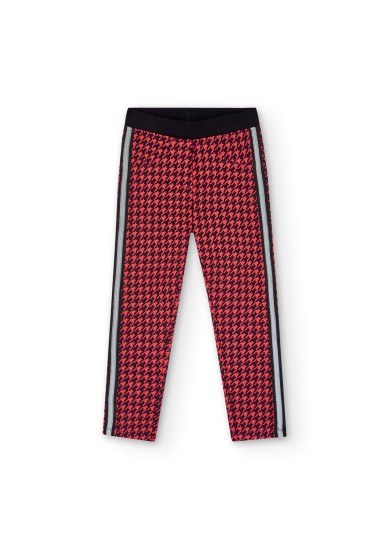 Boboli παιδικό παντελόνι για κορίτσι με σχέδιο σε χρώμα ματζεντα Boboli παιδικό παντελόνι για κορίτσι με σχέδιο σε χρώμα ματζεντα