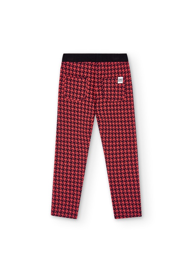 Boboli παιδικό παντελόνι για κορίτσι με σχέδιο σε χρώμα ματζεντα Boboli παιδικό παντελόνι για κορίτσι με σχέδιο σε χρώμα ματζεντα