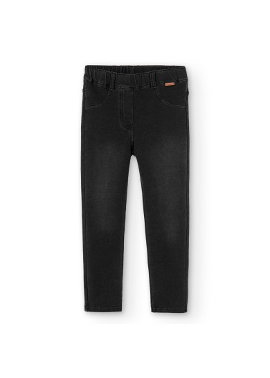 Boboli παντελόνι για κορίτσι τζιν σε μαύρο χρώμα  Boboli παντελόνι για κορίτσι τζιν σε μαύρο χρώμα