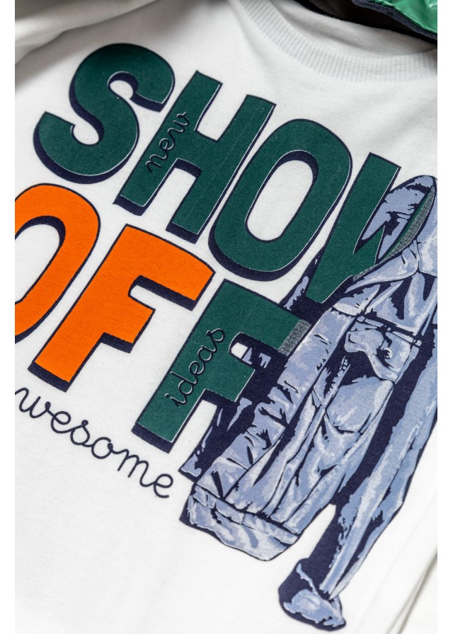 Παιδικό σετ με κοντομάνικο μπλουζάκι,αμάνικο γιλέκο με ρι΄γες σε πράσινο χρώμα και τζίν παντελόνι Παιδικό σετ με κοντομάνικο μπλουζάκι,αμάνικο γιλέκο με ρι΄γες σε πράσινο χρώμα και τζίν παντελόνι