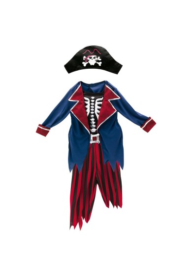 Παιδική αποκριάτικη στολή zombie pirate σε μπλε χρώμα