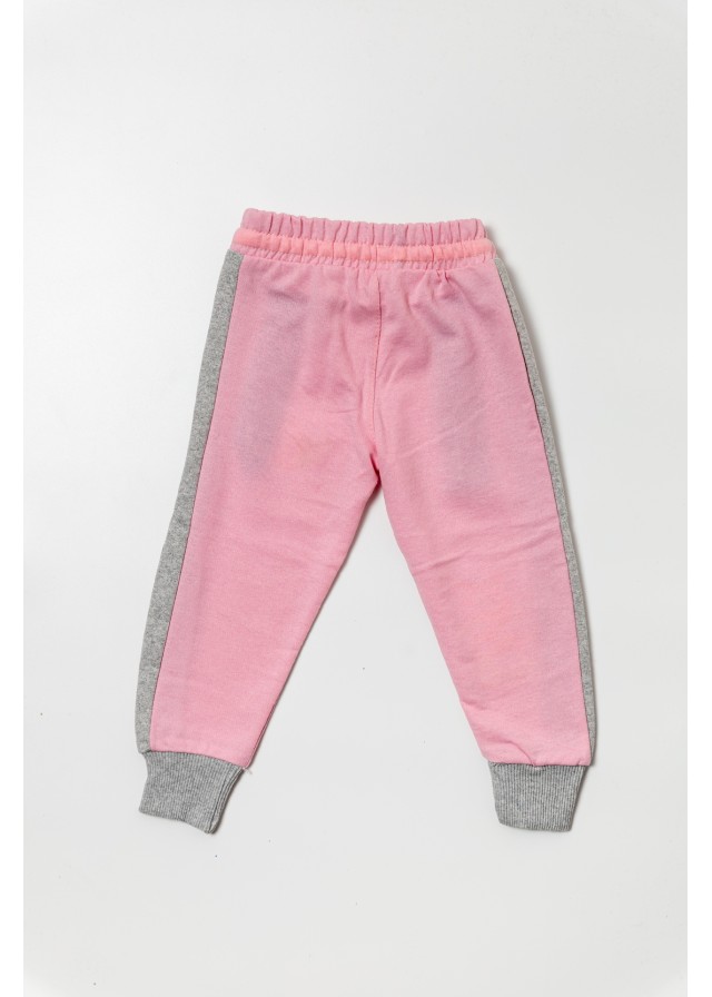 Παιδικό φούτερ παντελόνι σε ρόζ χρώμα
