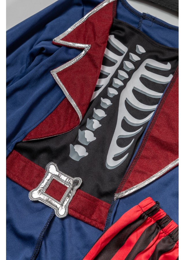 Παιδική αποκριάτικη στολή zombie pirate σε μπλε χρώμα