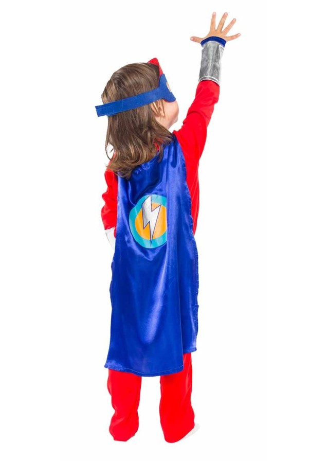Παιδική αποκριάτικη στολή superhero σε κόκκινο χρώμα