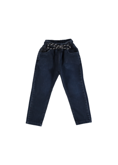 Παιδικό ελαστικό jean παντελόνι σε μπλέ χρώμα