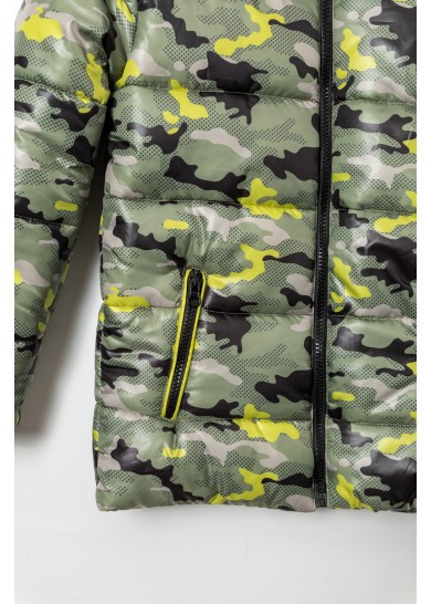 Παιδικό military μπουφάν με εσωτερική fleece επένδυση Παιδικό military μπουφάν με εσωτερική fleece επένδυση